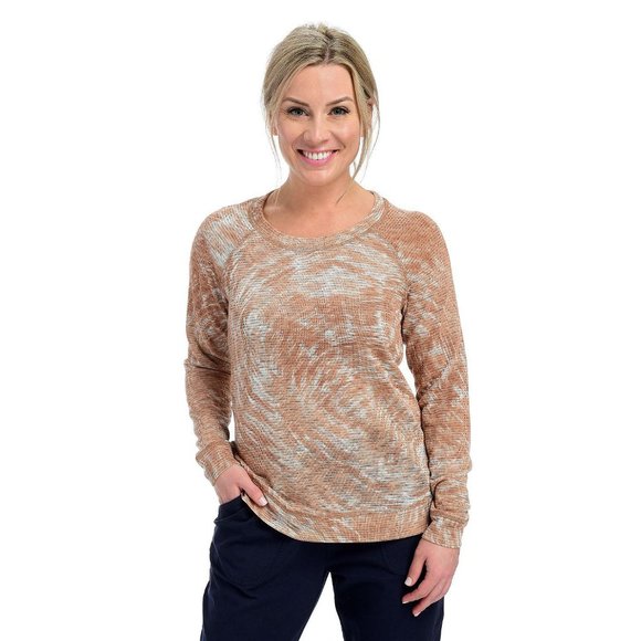 CHRISTOPHER AND BANKS Relaxed Restyled Textured Tie Dye Missy Pullover NWT - Picture 1 of 4